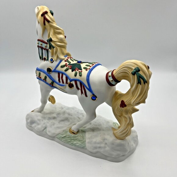 Princeton Gallery Yuletide Jewels Unicorn Horse 2003 Christmas Holiday - Picture 4 of 6